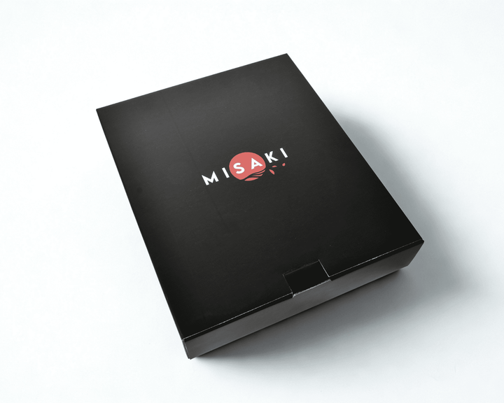 Messerblock aus Akazienholz (doppelseitig magnetisch)